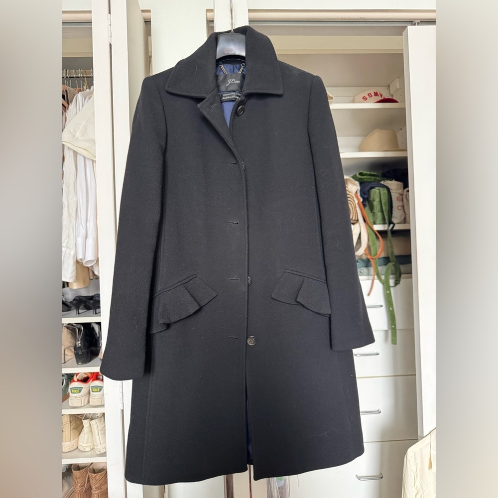 JCrew Italian Double Wool Coat